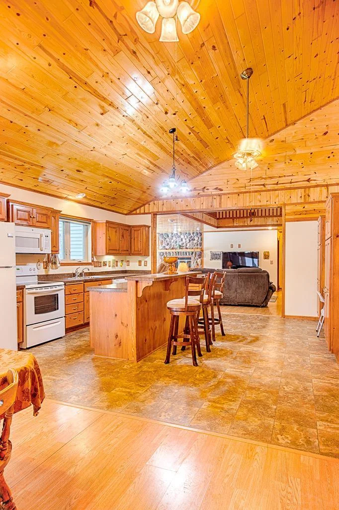 Kitchen to living room view