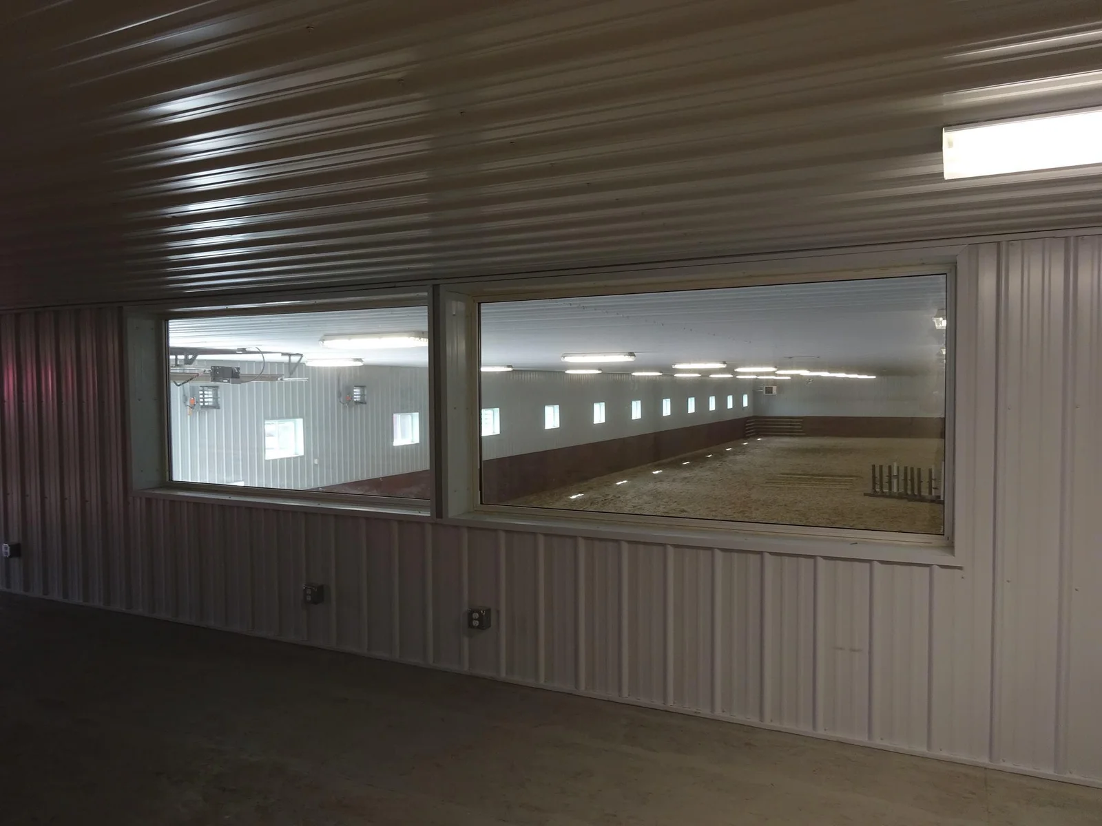 Barn 2 Indoor Arena upper viewing lounge