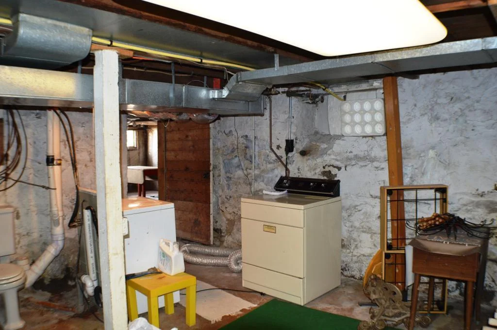Washer & dryer stay.