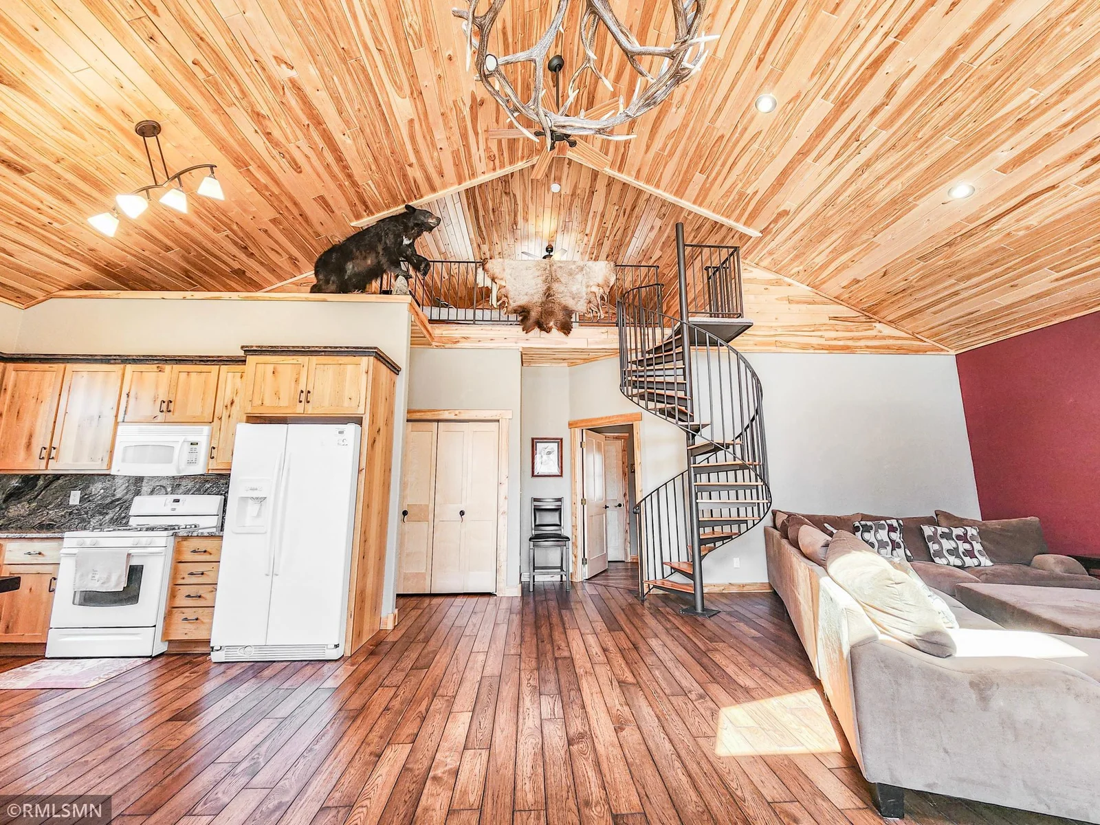 Interior from sliding door