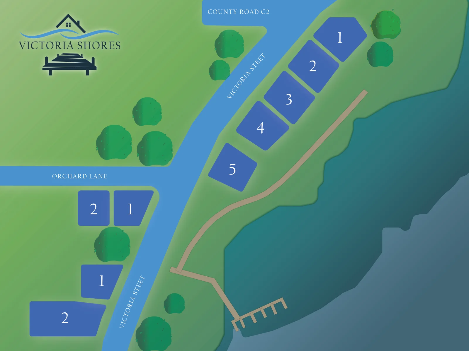 Victoria Shores Plot Map