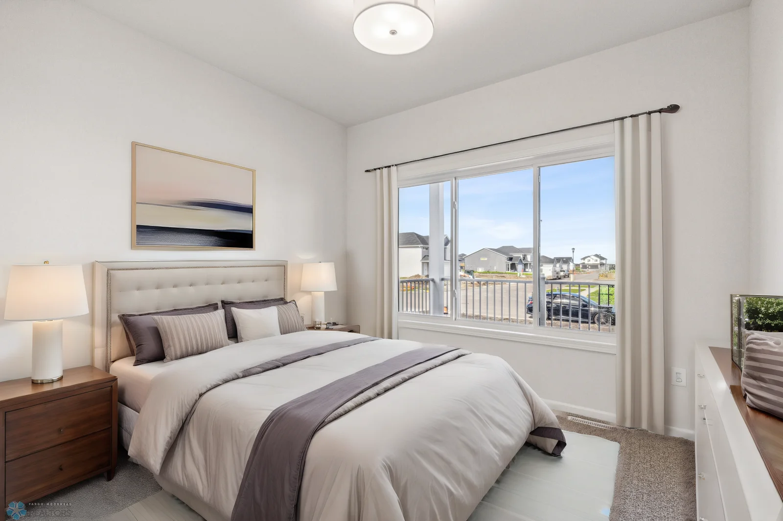 Upper Level 2nd Bedroom Virtually Staged