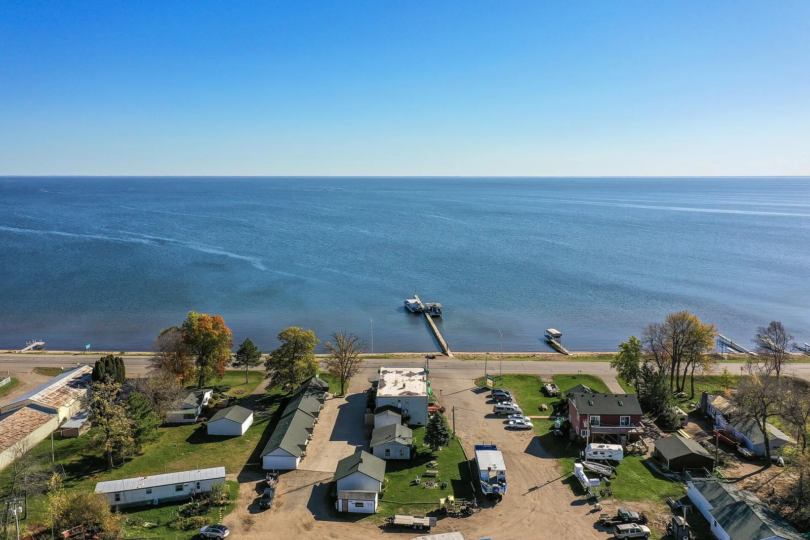 Twin Pines Resort includes real estate as well as summer launch fishing business and winter ice fishing business