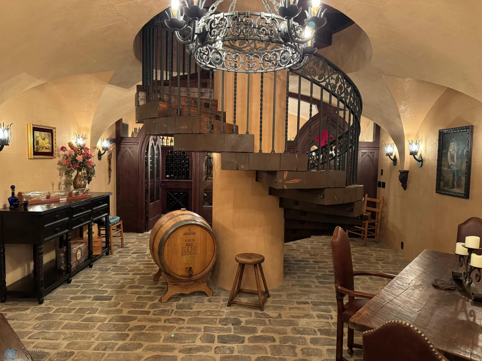 Staircase in Tasting Room