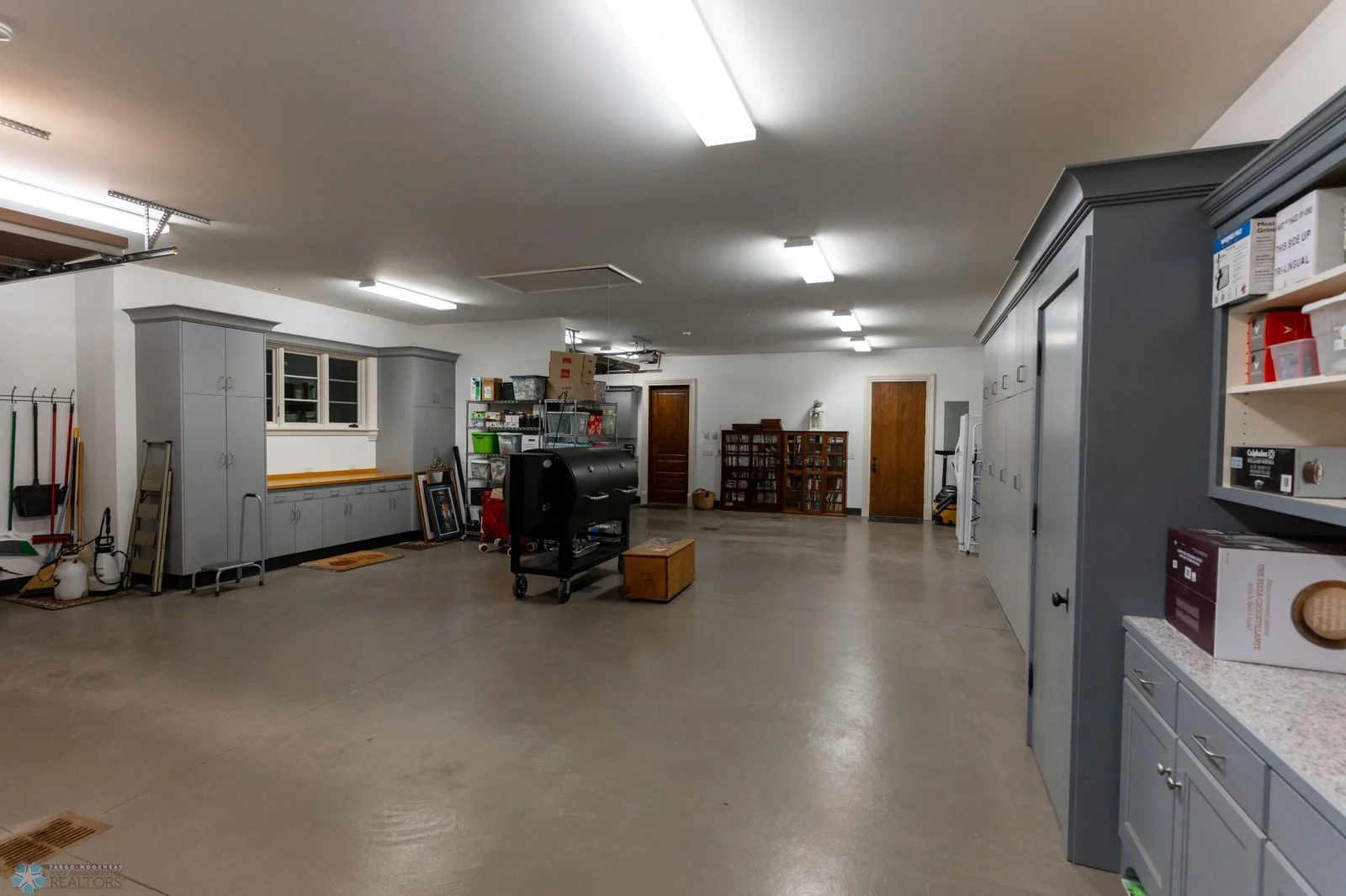 Attached 3 Stall Garage