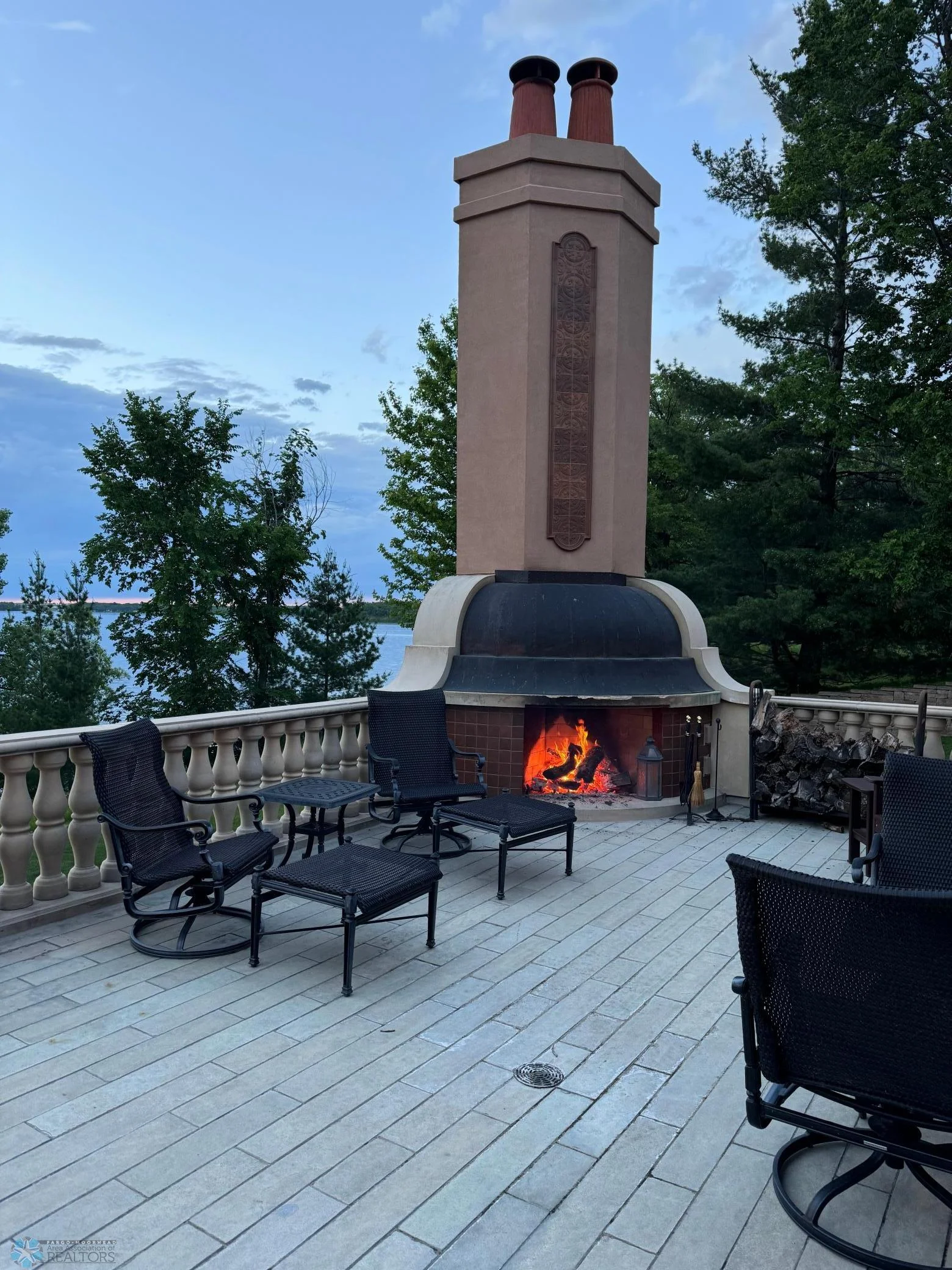 Relaxing Balcony Fire