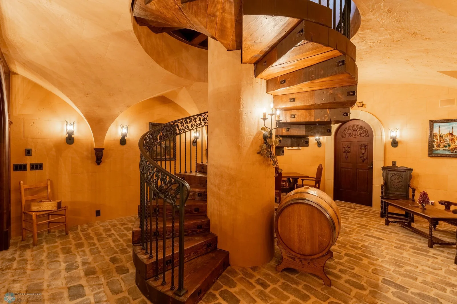 Wine Cellar1 Staircase to Formal Dining
