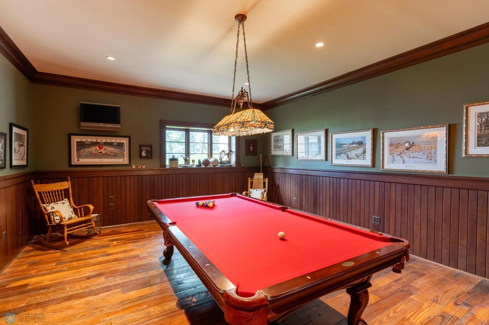 Basement Billiard Room