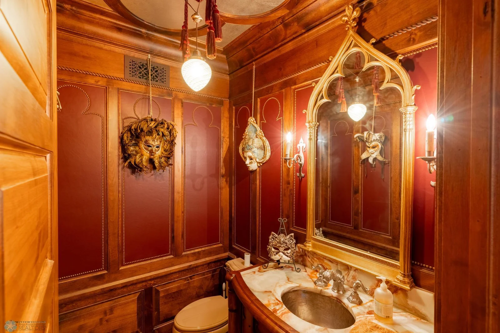 Half Bath off Library