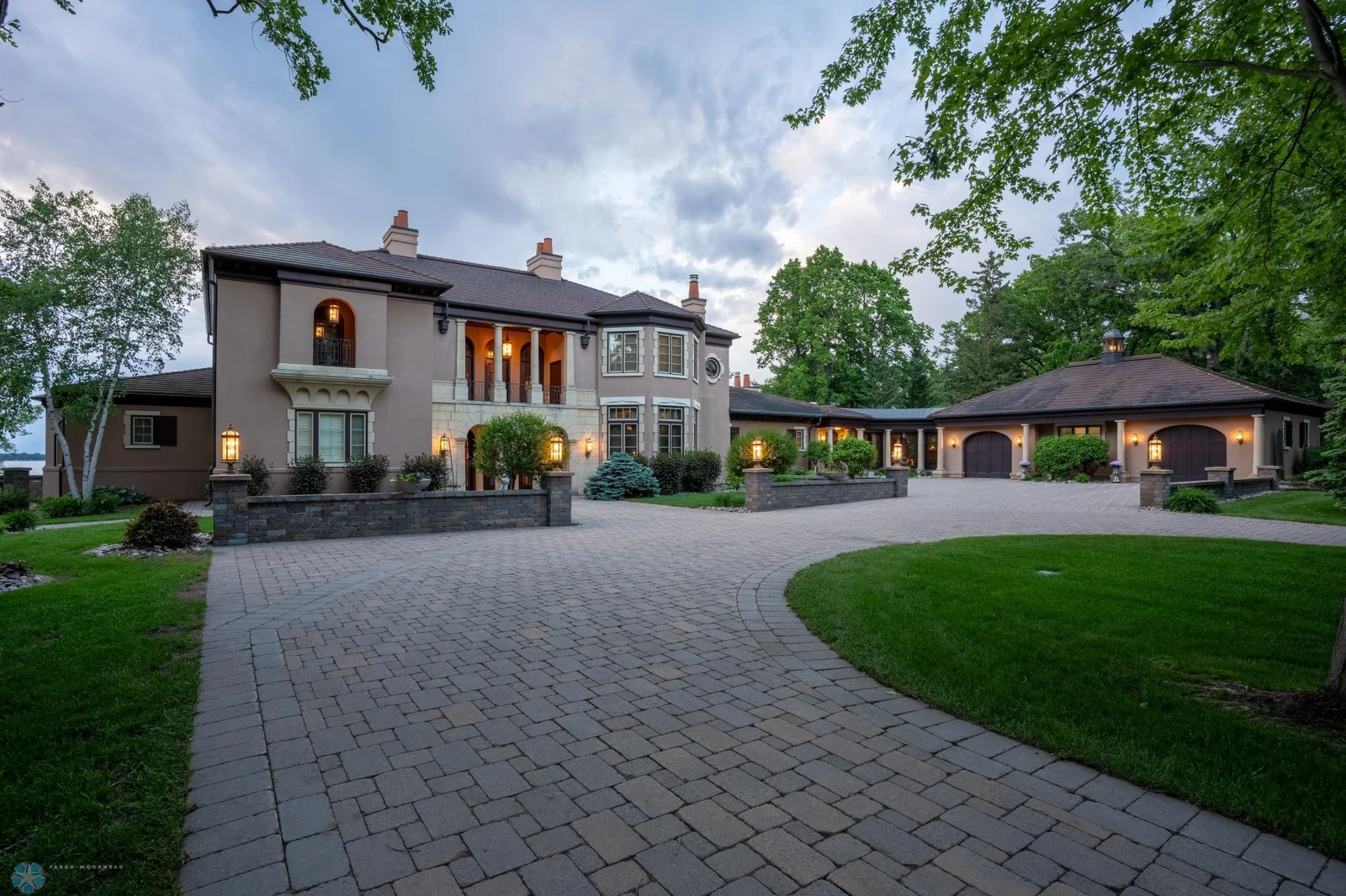 Front Paver Stone Driveway