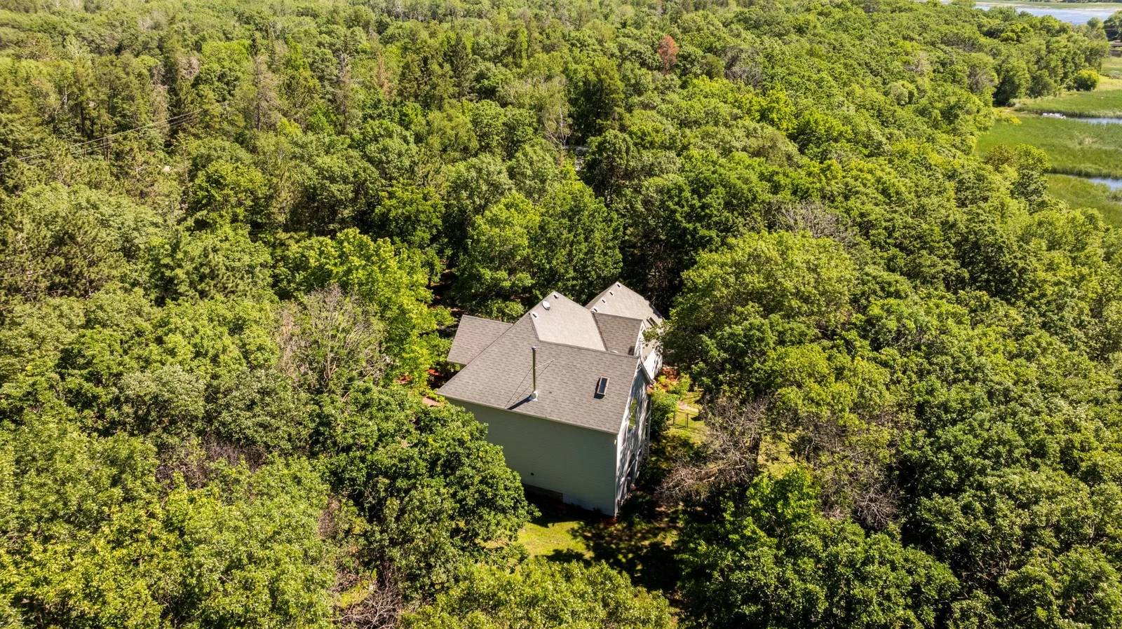 Aerial View of the house