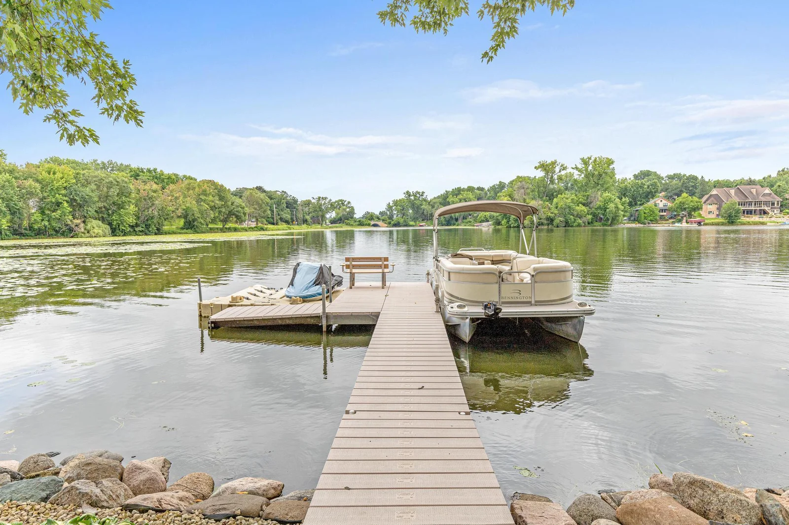 Dock transfers to new owners and pontoon is available for sale!