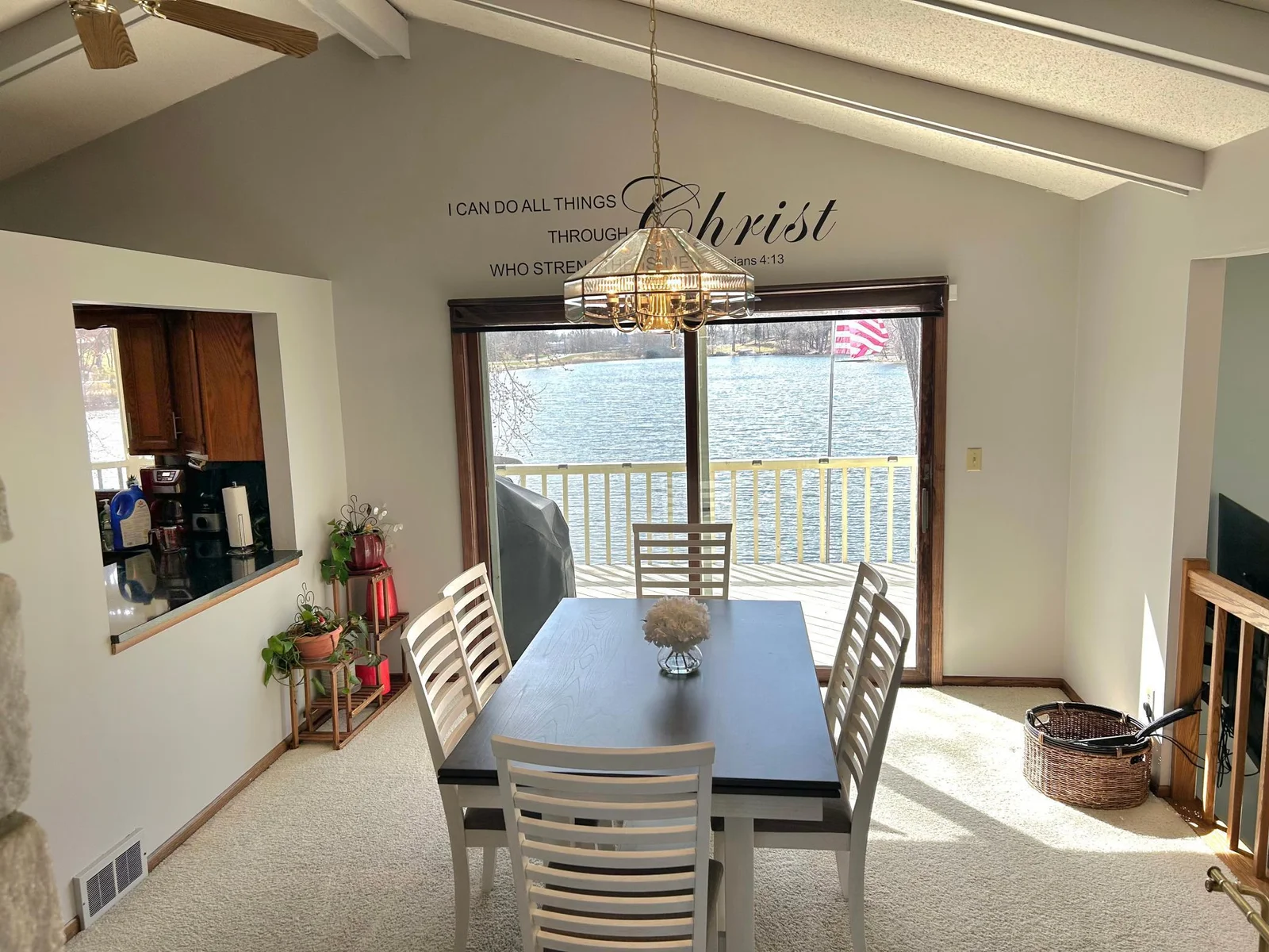 Dining area is open to kitchen and living spaces!