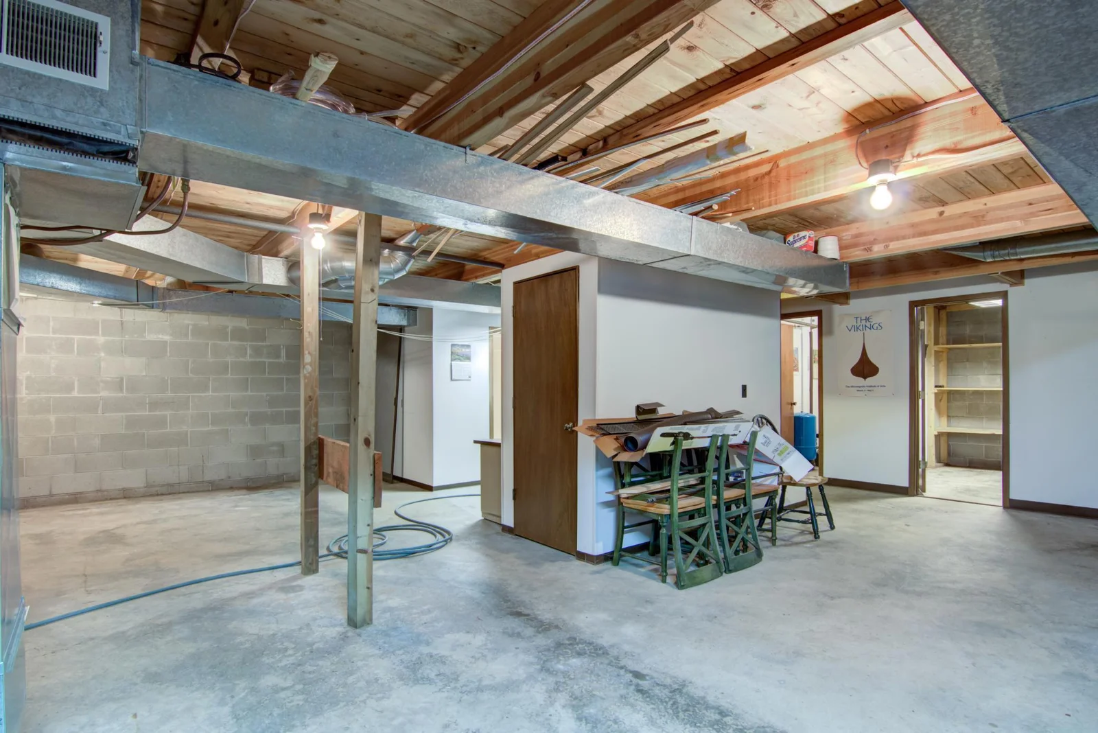 Great Storage space in the basement