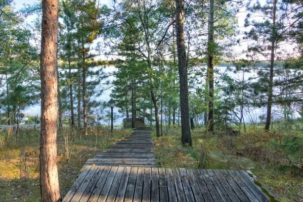 Stairs leading to Lake