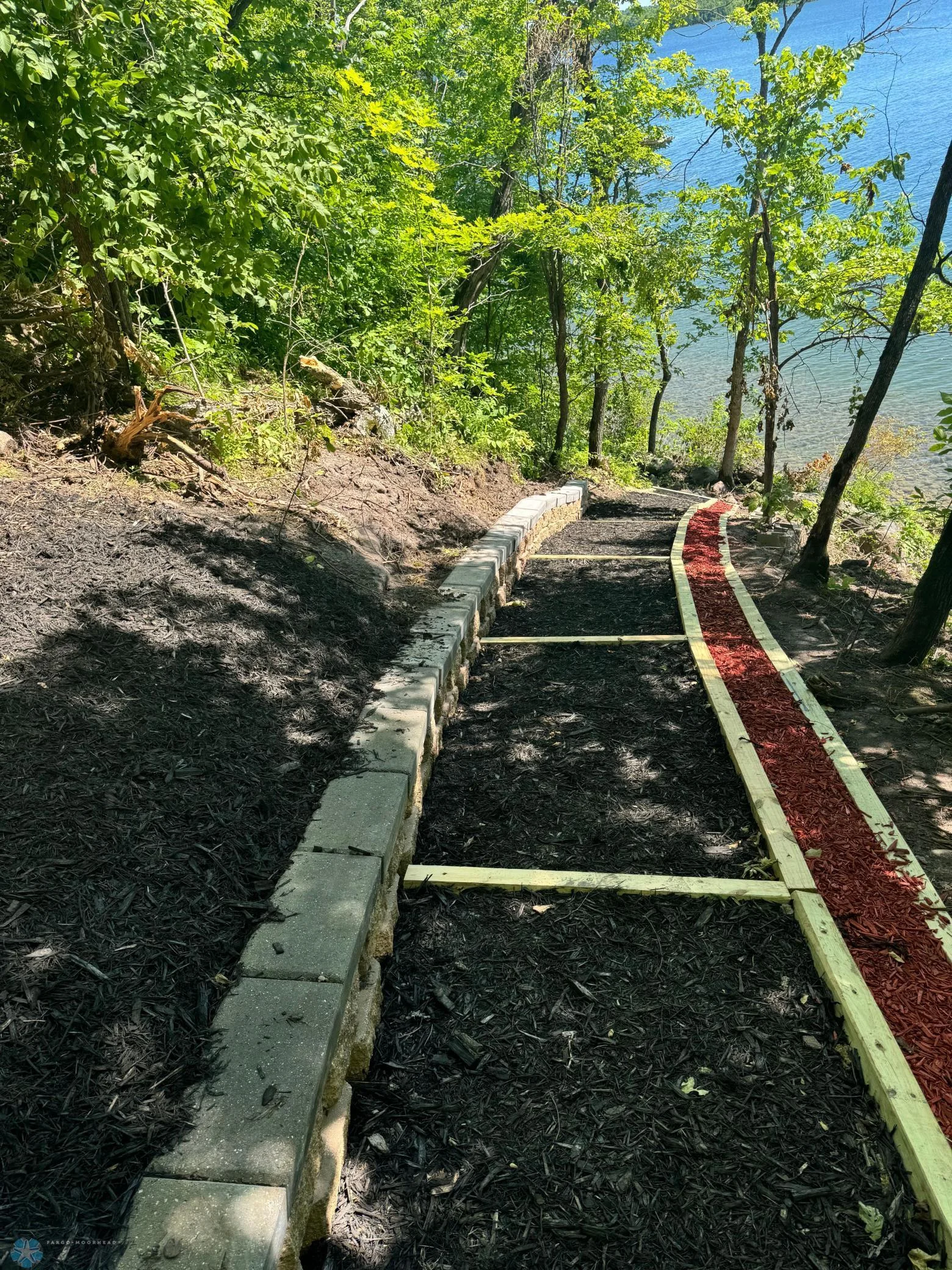 Mulch Walkway