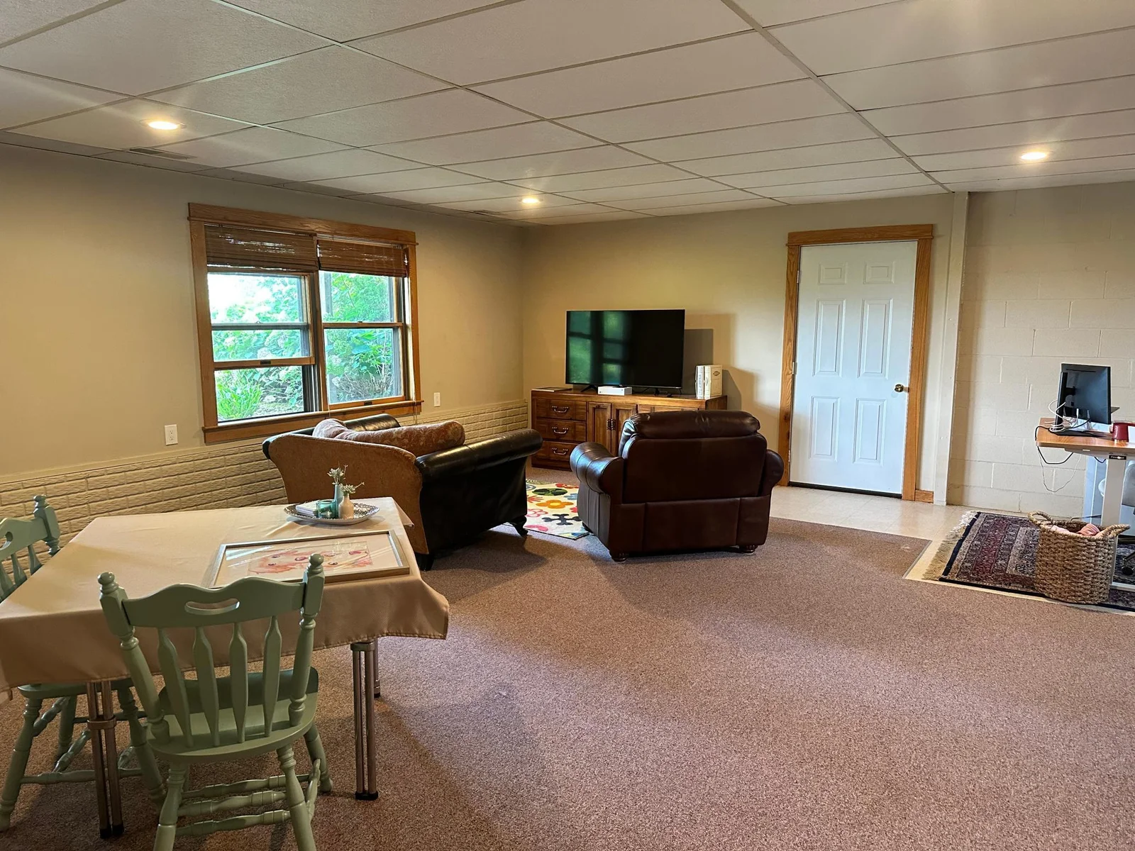 Walk-Out level family room