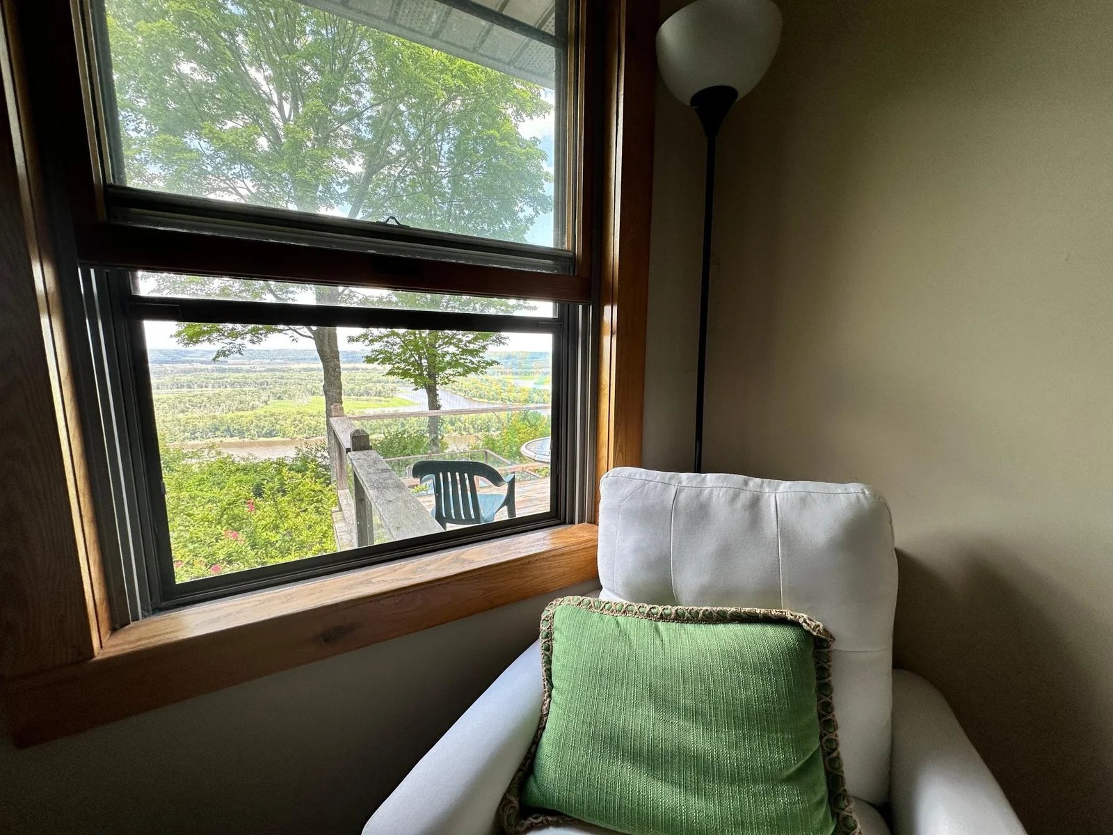 The views from the main floor bedroom will take your breath away!