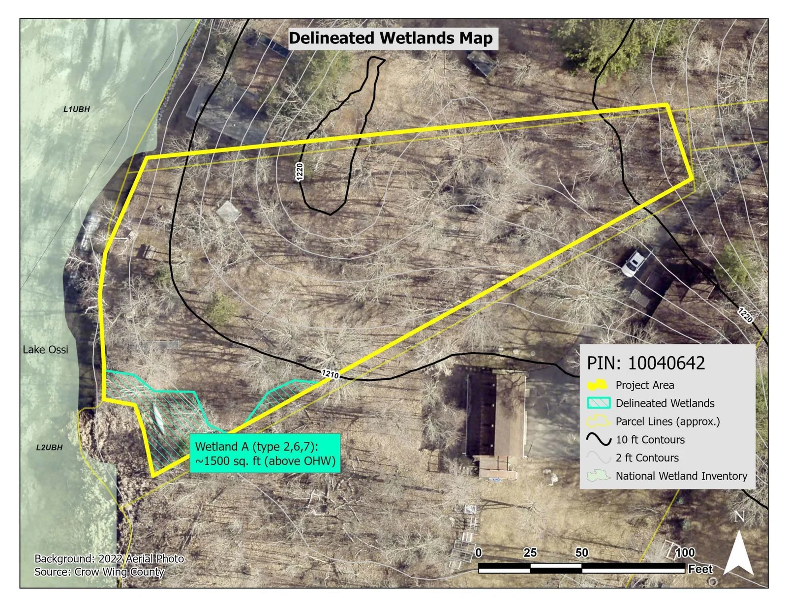 Delineated Wetlands Map