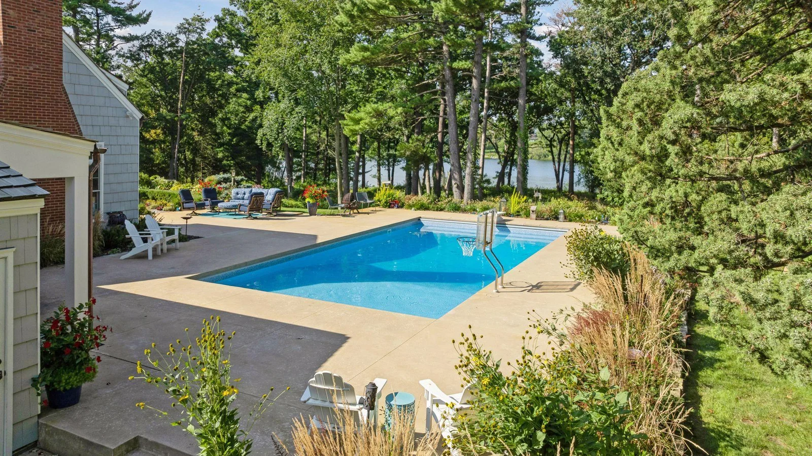 Salt Water Pool Spacious Deck