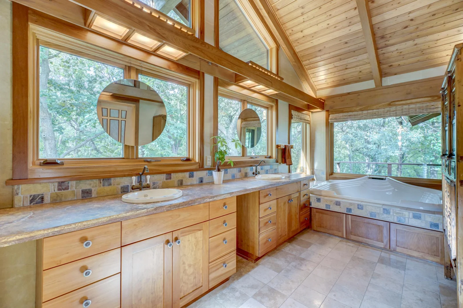 Primary bath with in floor heat