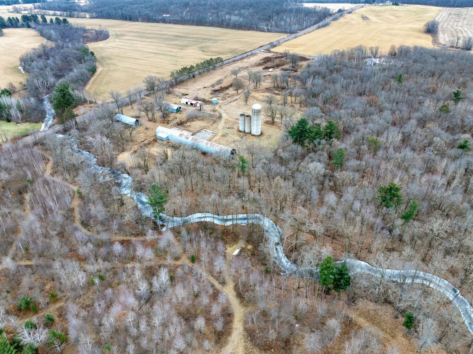 Overview of Bashaw Creek