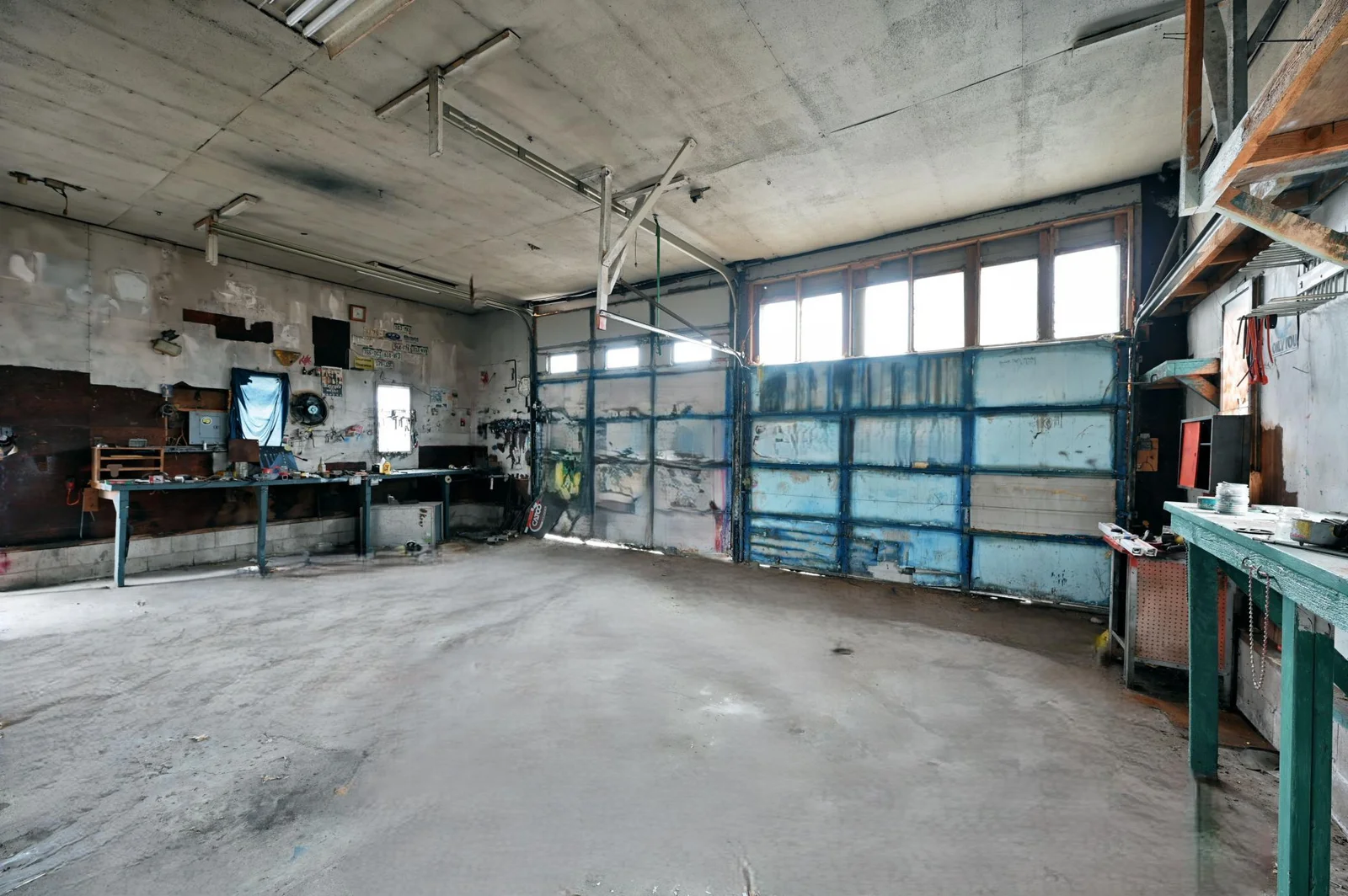 Interior 2 Stall Garage