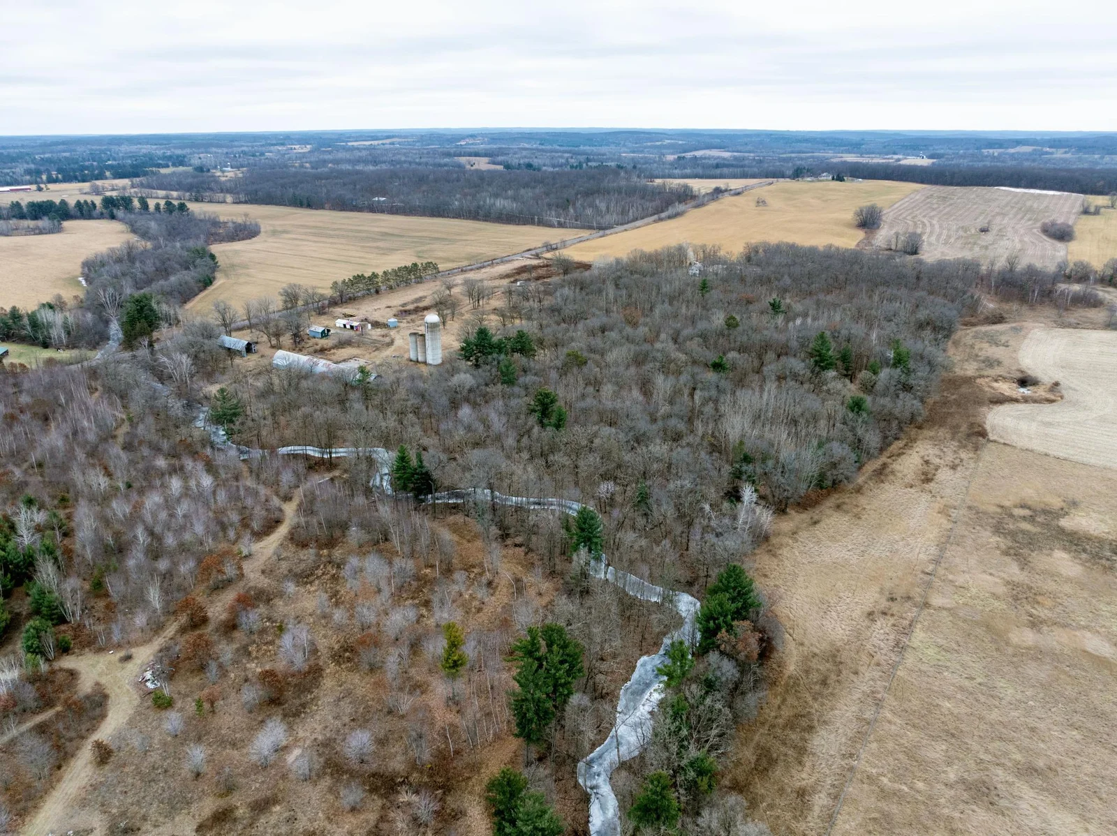 Aerial Bashaw Creek