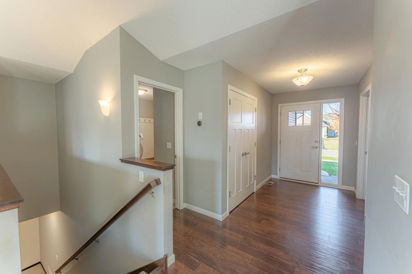 Inviting entrance.