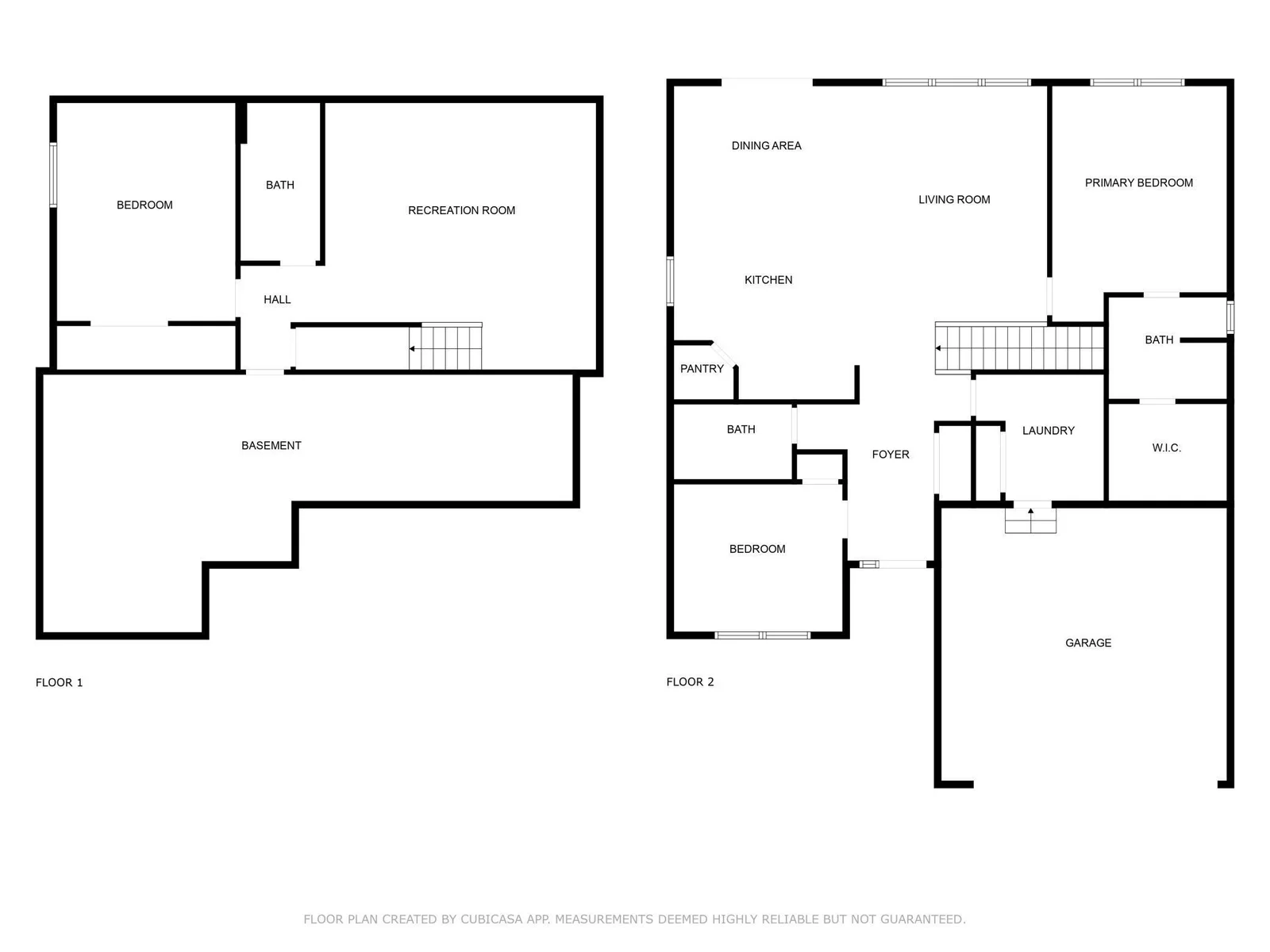 Both main-floor and lower-level floor plans.