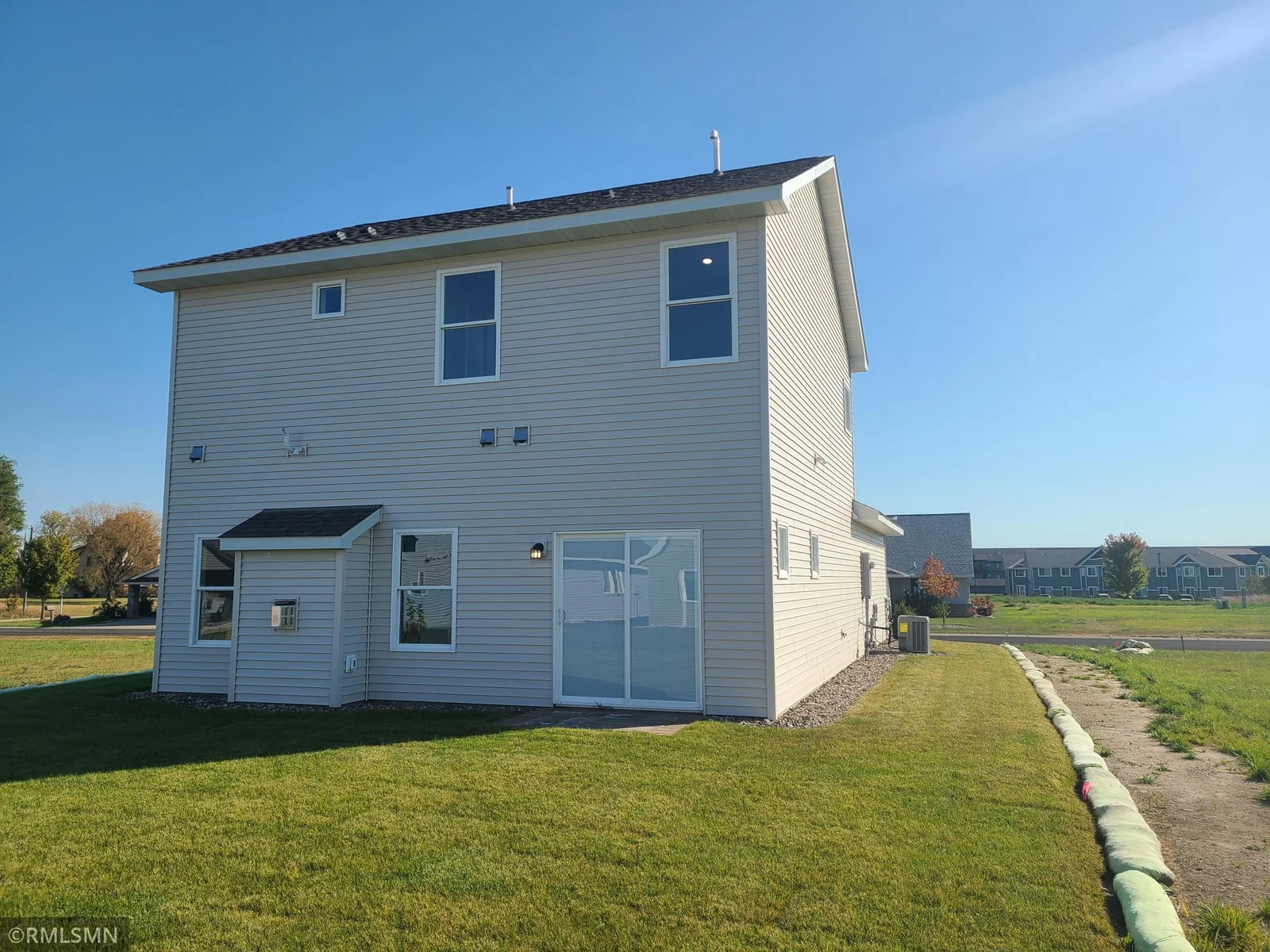 This will be what the home will look like on the lakeside. A patio is included in the price but you might want to decide on something different to enhance your outside entertaining area. Photo is from builders model home.