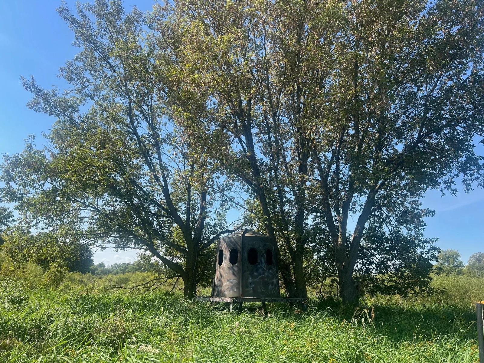 Hunting blinds ready to go!