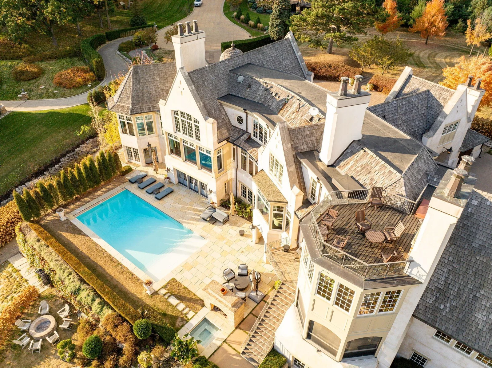 The perfect blend of outdoor enthusiast and entertainers delight. Nestled on just under 5 acres this home backs up to the Minnesota River Bank, and features over 12,000 square feet of extraordinary finishes and features.