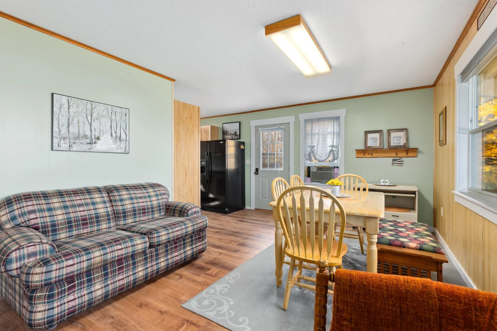 Dining area showing openness to the kitchen