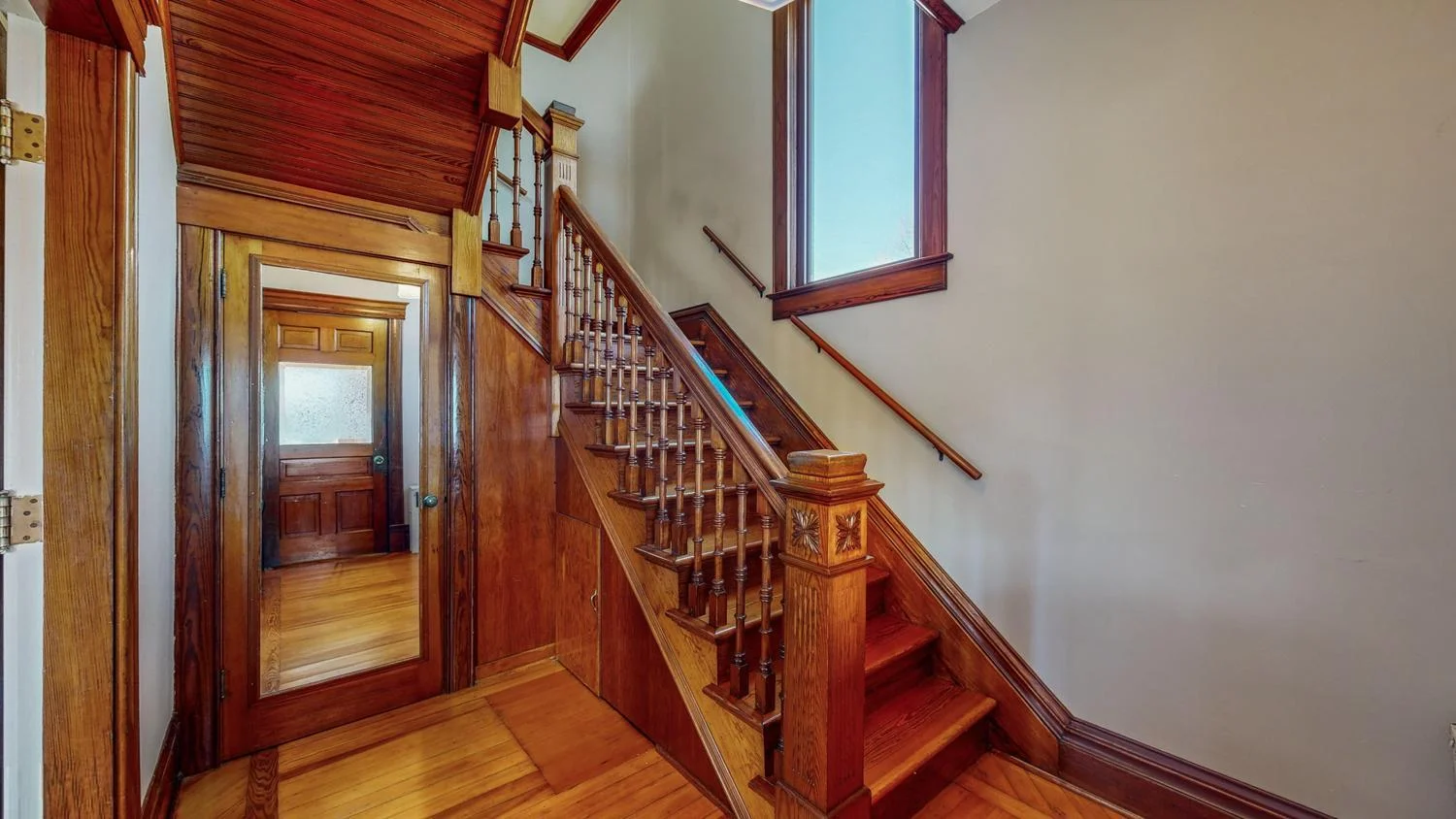 Beautiful wood staircase