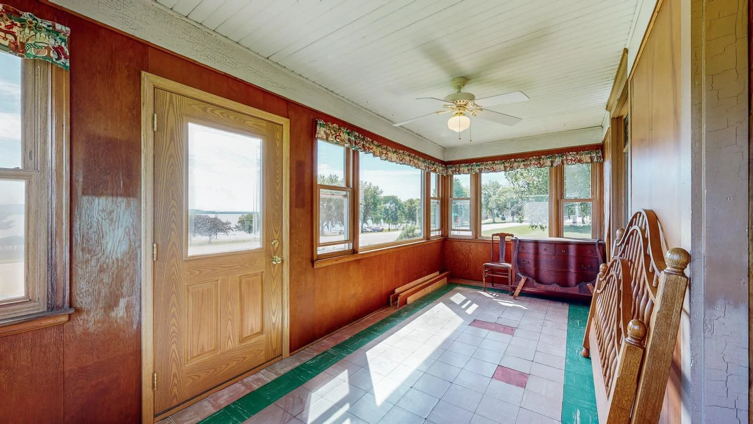 Front porch with amazing views!