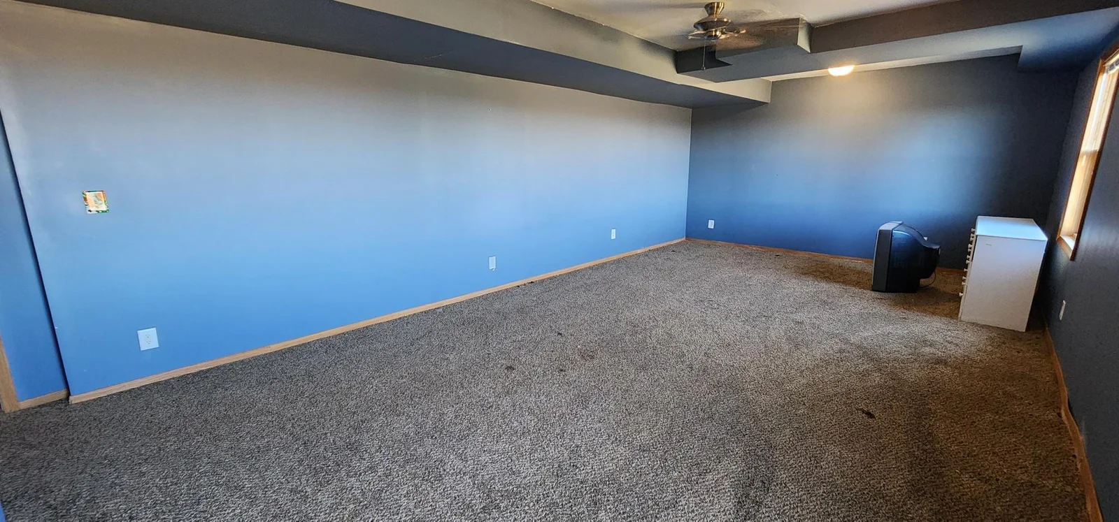 Basement bedroom