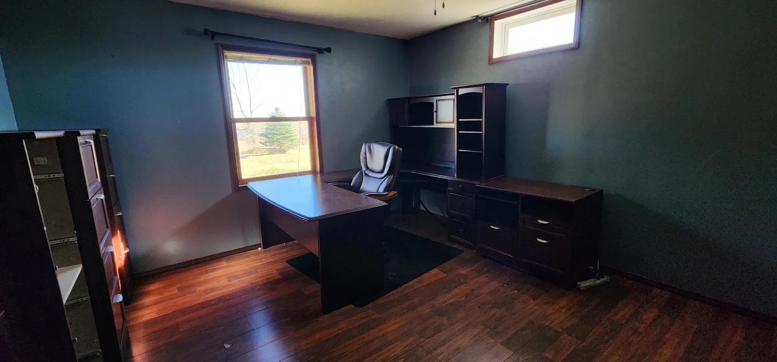basement bedroom/office