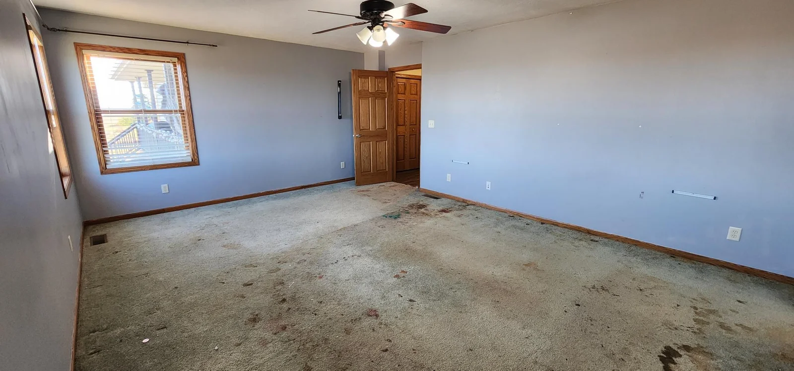 Main floor master bedroom