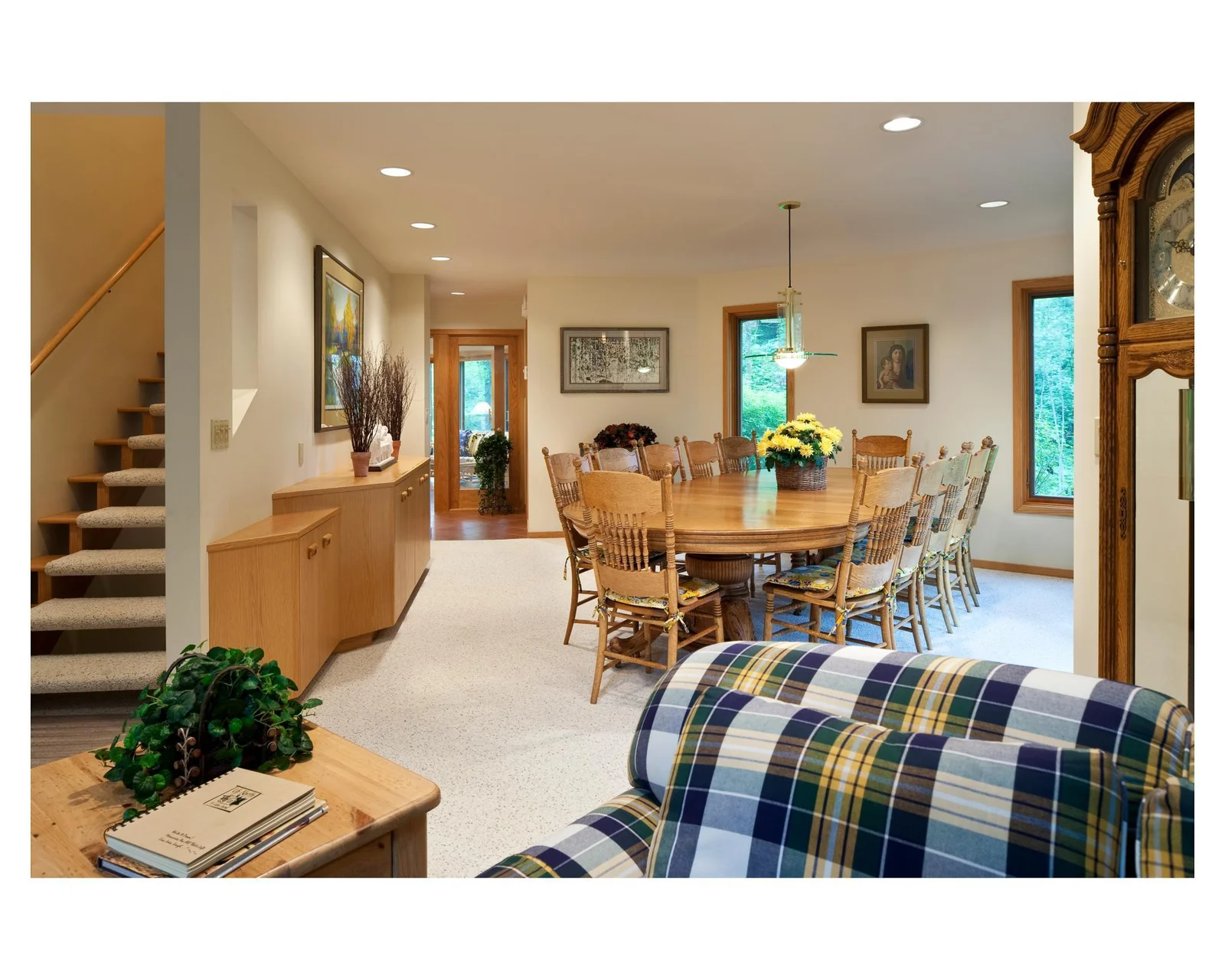 Formal dining at the St Anne house