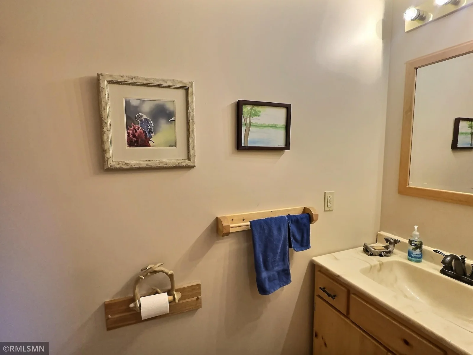 Great for when guests visit or to clean up after yard work, is the half bathroom located on the main level.