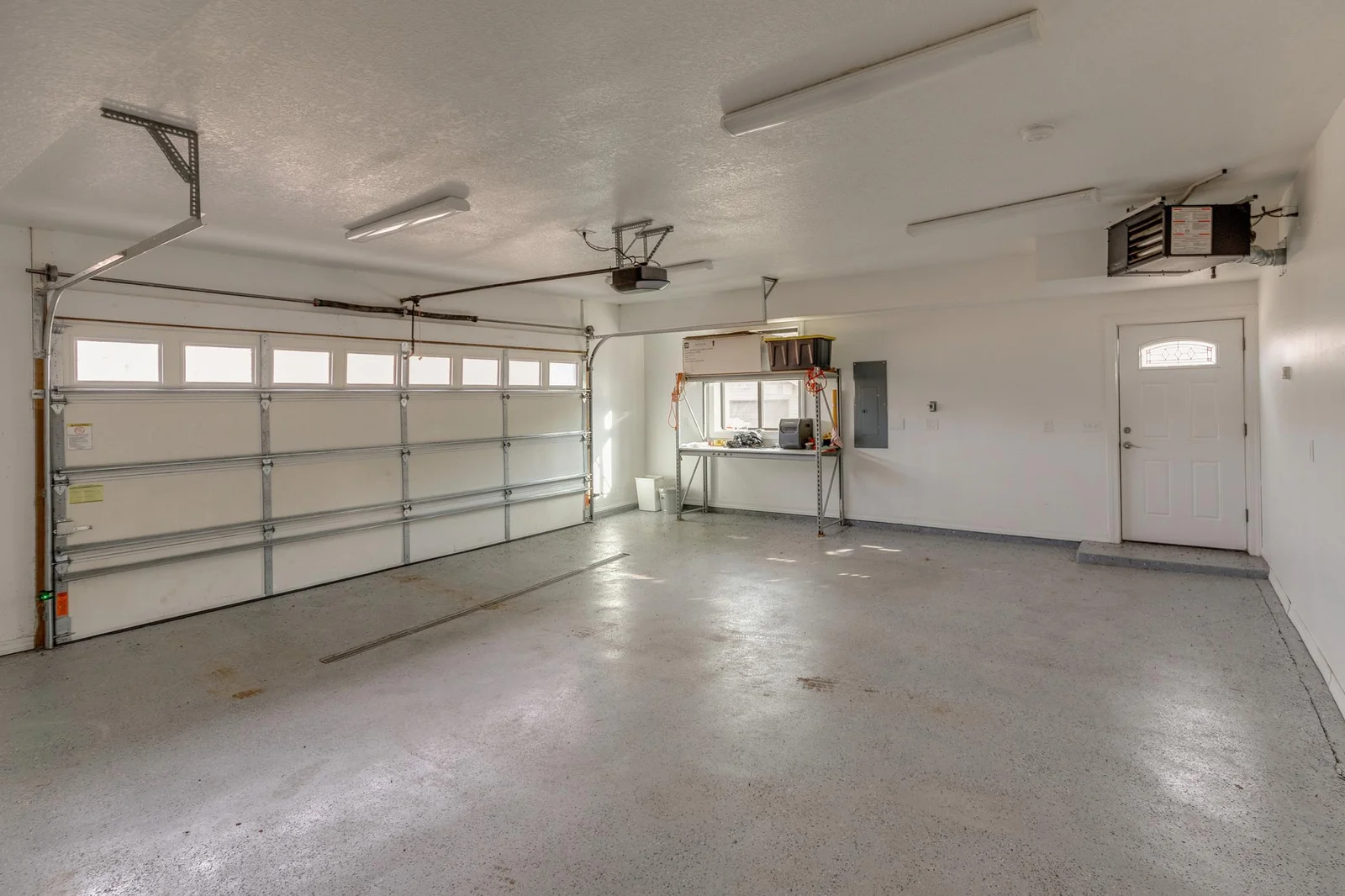 Two stall garage.