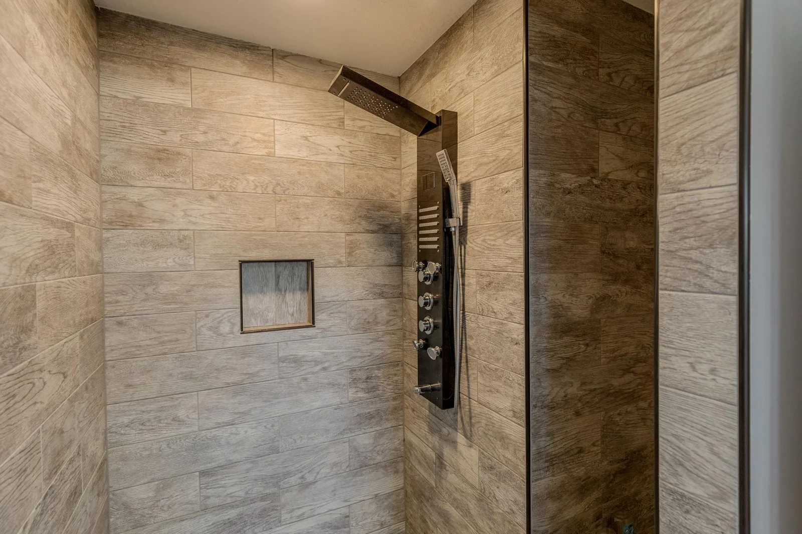 Modern shower.