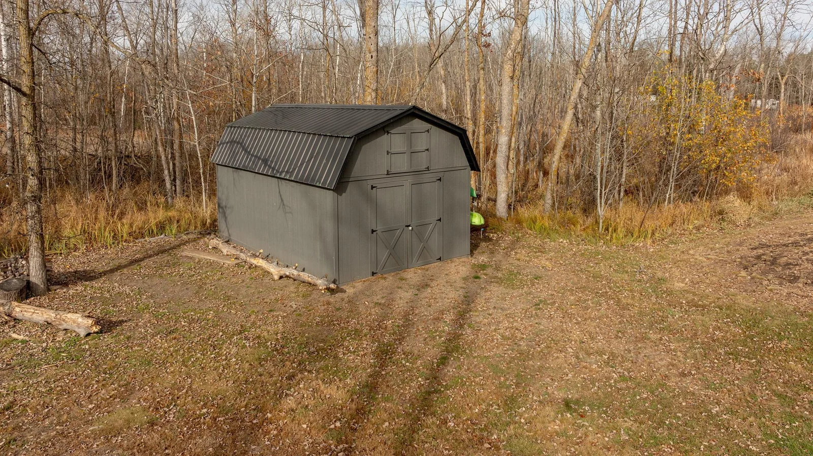 Shed on westside of yard.
