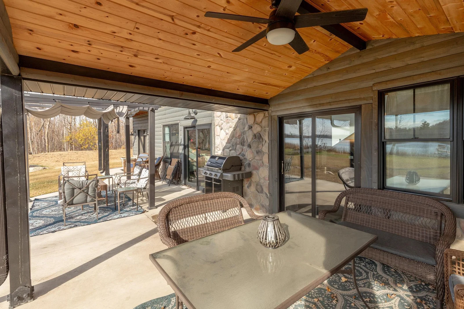 Patio door from living room.