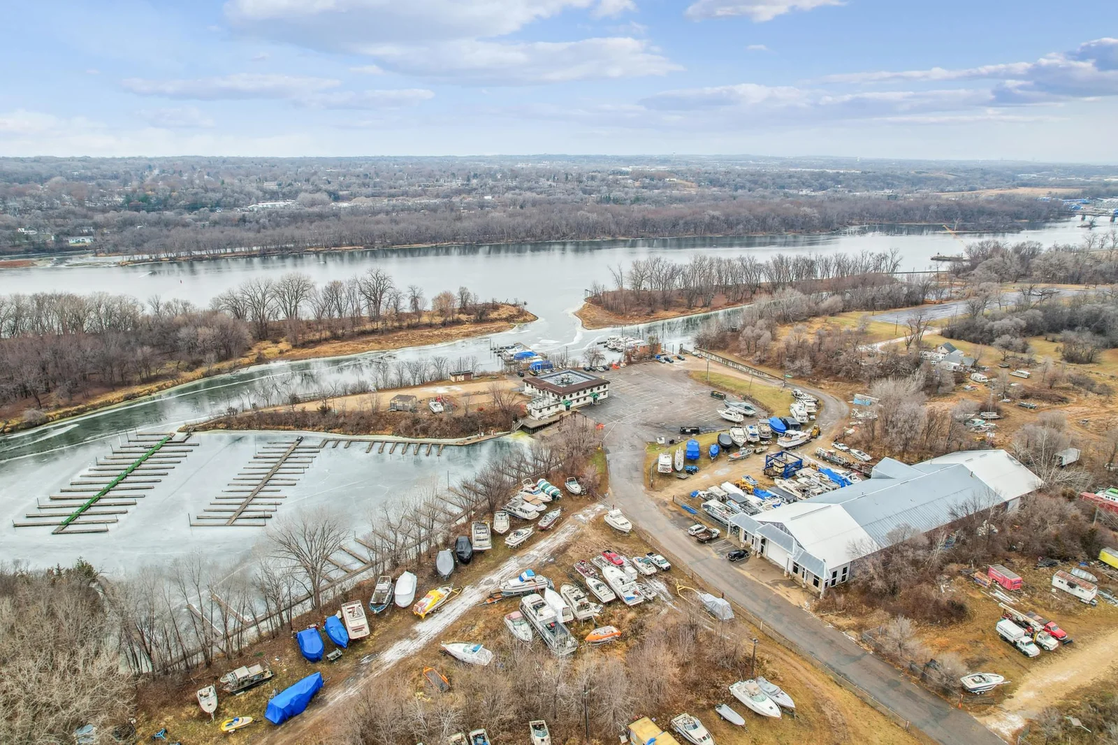 Marina Building, Slips & Storage