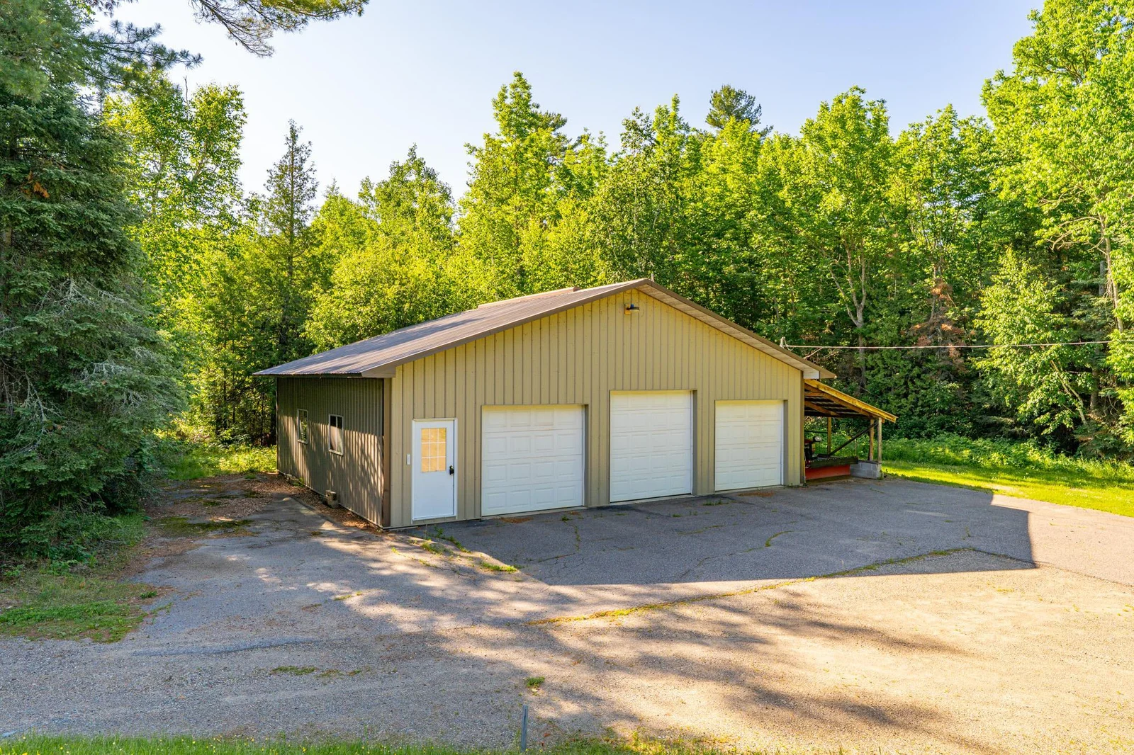 Expansive 3-car garage