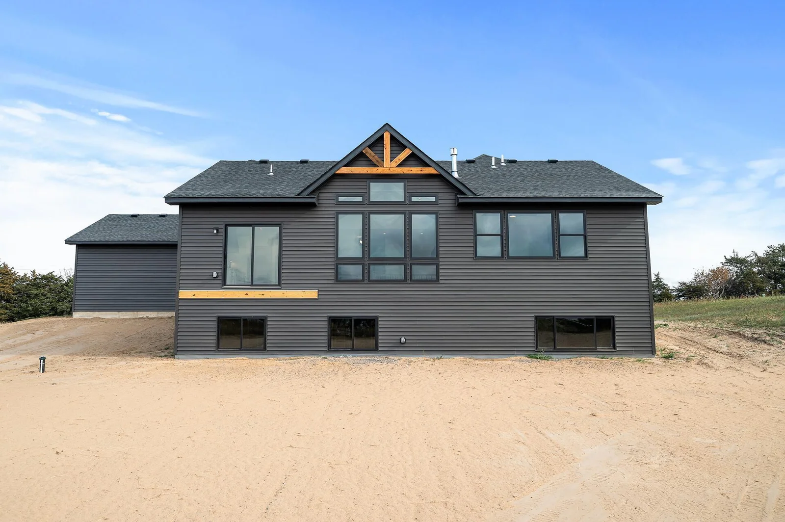View of a previous built home, a walkout lower level is available.