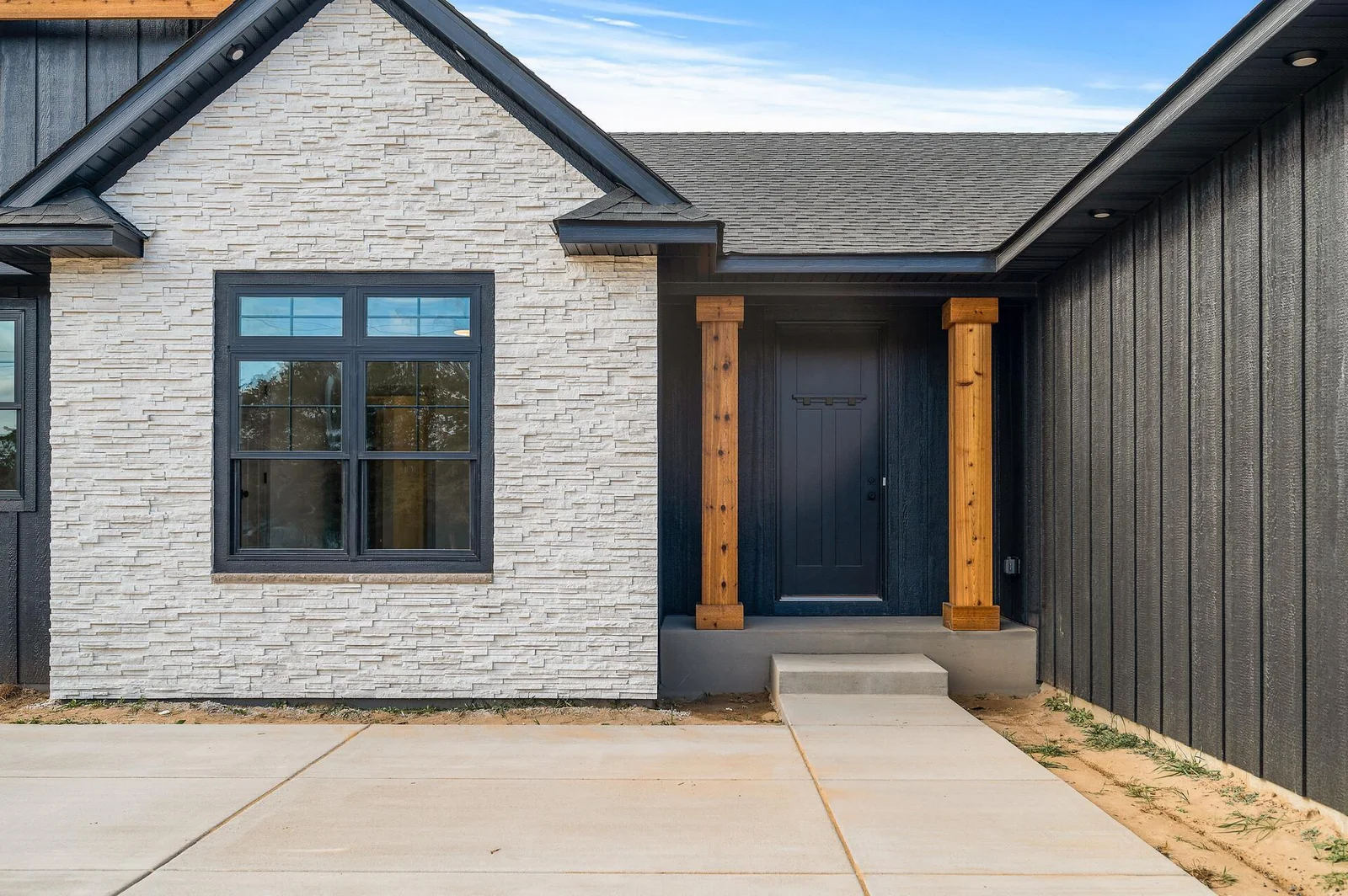 Front entrance, many options available.