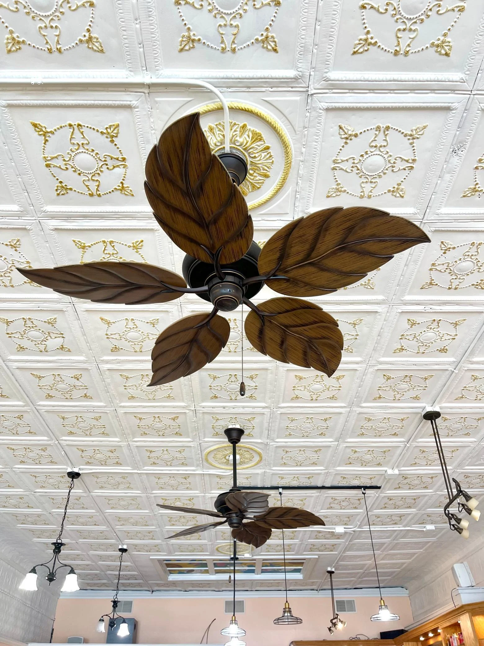 Unique detailing in the ceiling